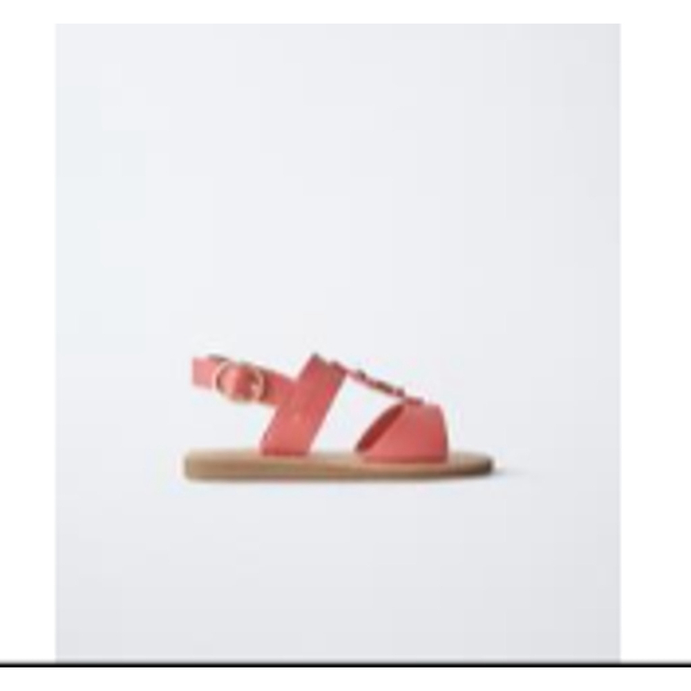 Zara Baby Detail Sandals Size 8US 24 EU - Picture 5 of 6